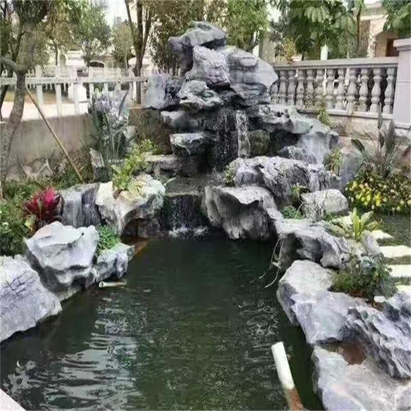 郑州假山鱼池过滤