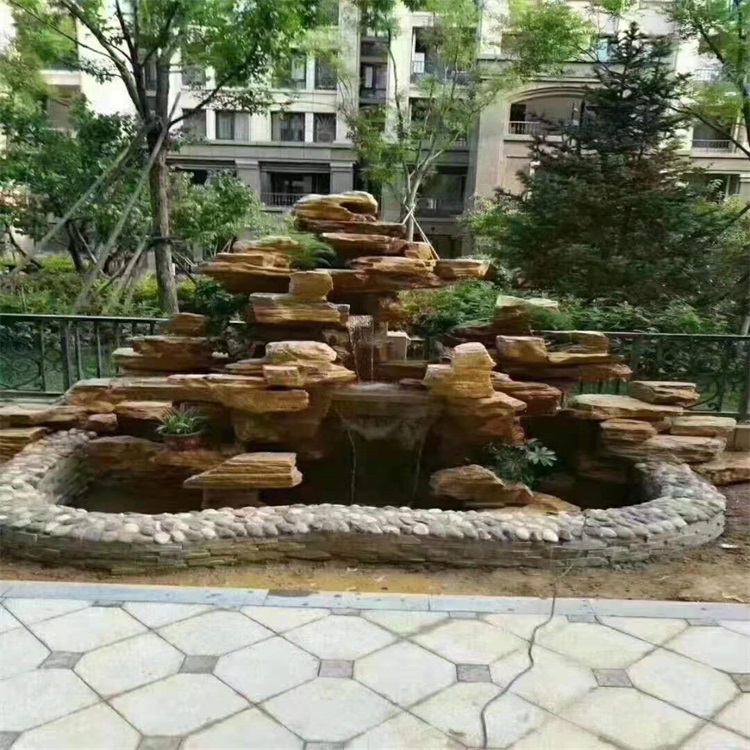 郑州庭院假山鱼池设计方案